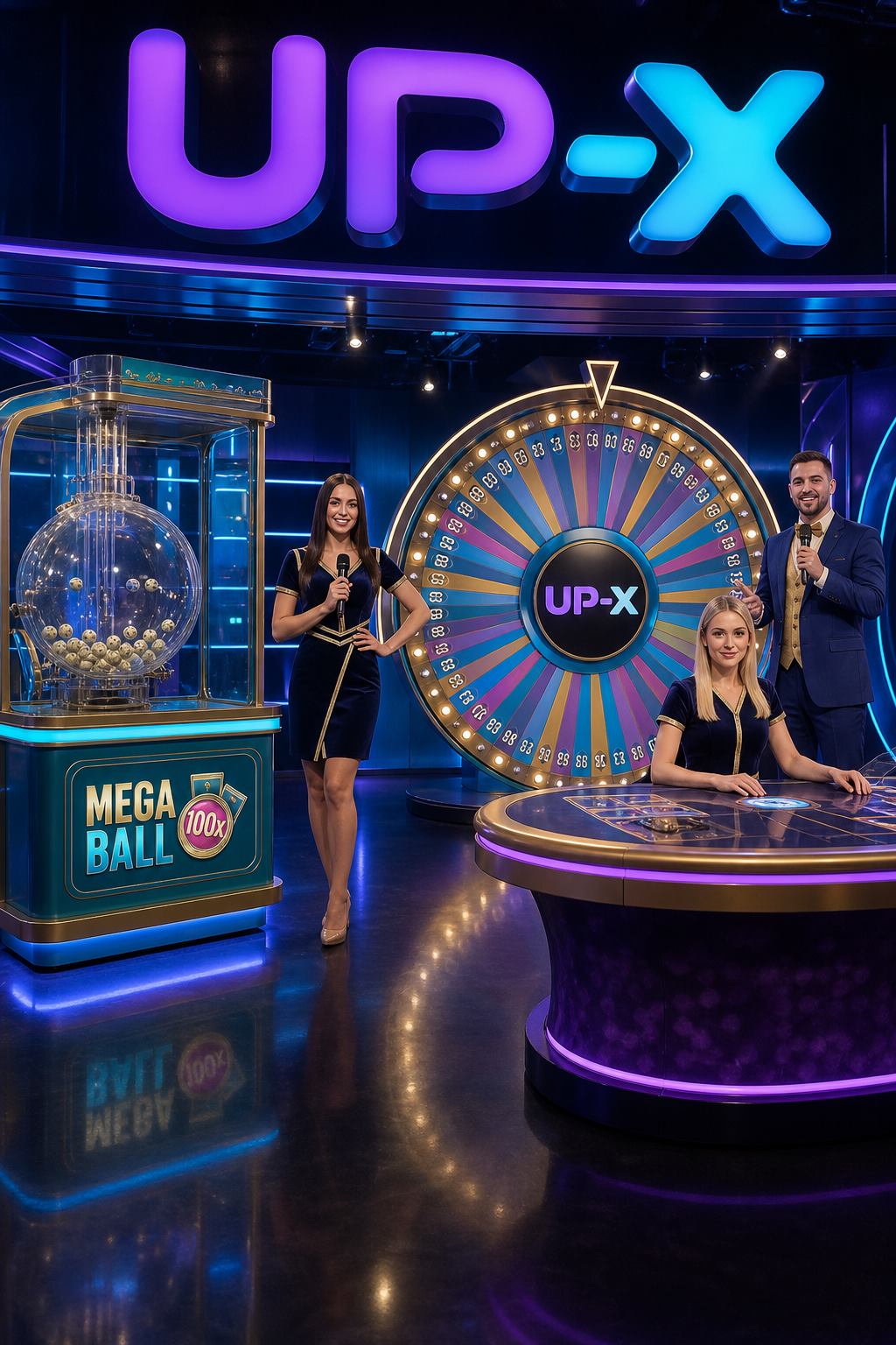 Up X live casino studio