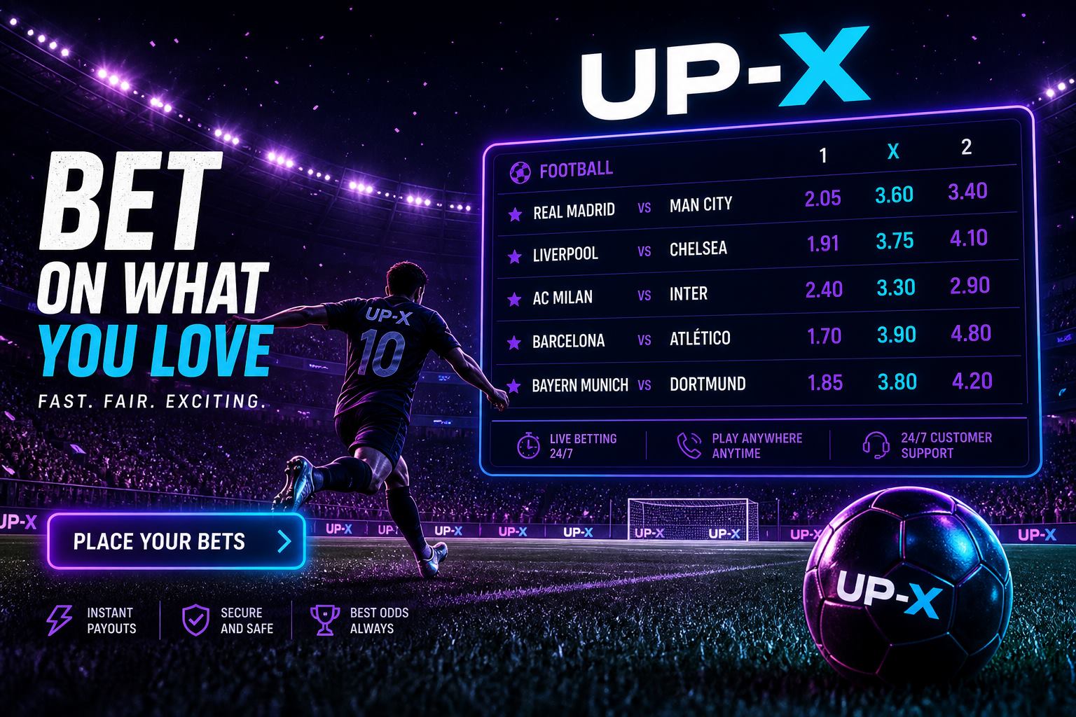 Up X odds promo