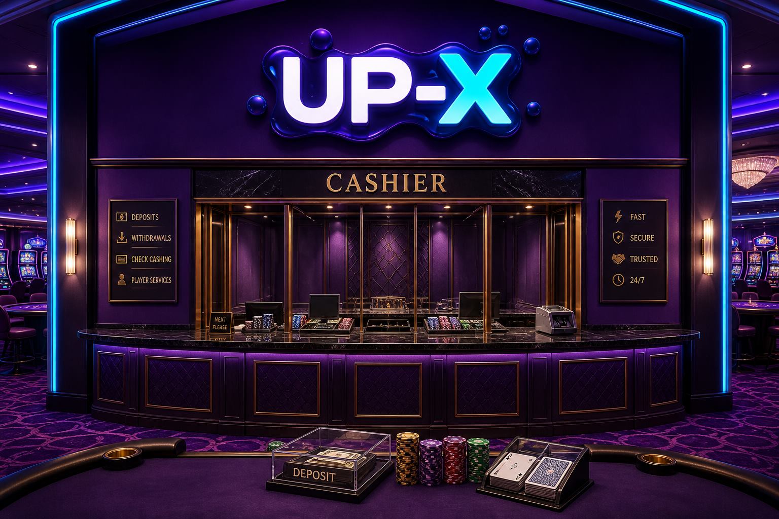 Up X cashier promo